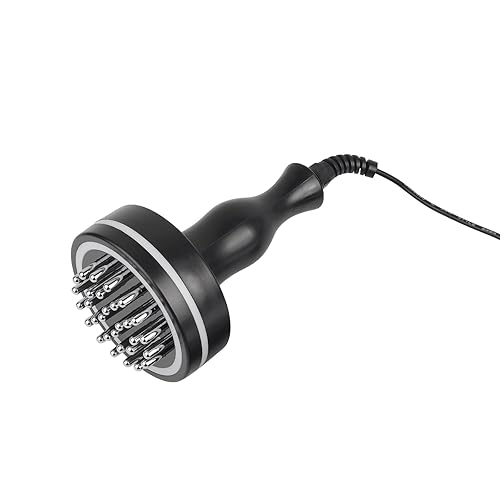 Cepillo Meridian, masajeador eléctrico de espalda con luz roja para celulitis, piel radiante y más suave, con panel de control y cepillo corporal