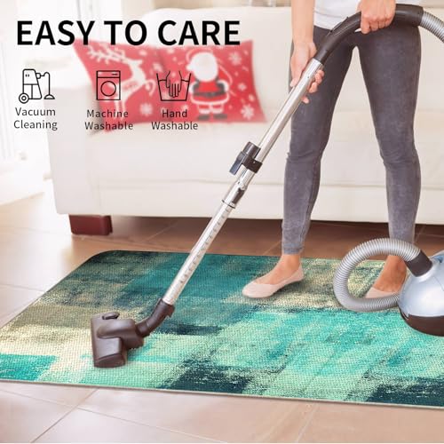 standhustle Abstract Kitchen Rugs Set of 2 Pcs (47x17 +17x30) Non-Slip Backing Anti Fatigue Kitchen Mats 2 Piece Water Resistant Washable Rugs for Kitchen's Floor - Image 5
