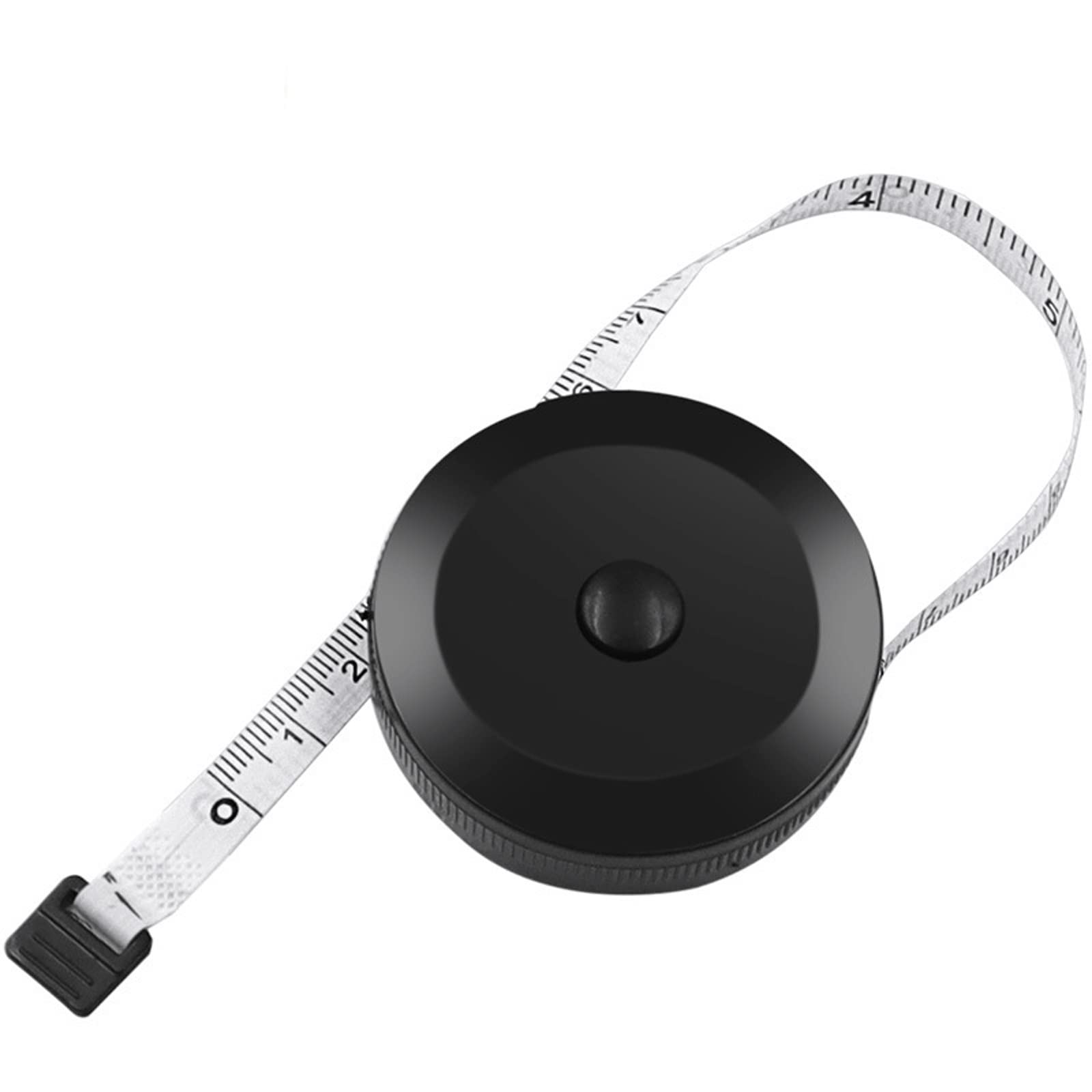 Metro a nastro morbido in ABS+PVC | Misura corpo bianco/nero Cuci su misura: strumento morbido(White)