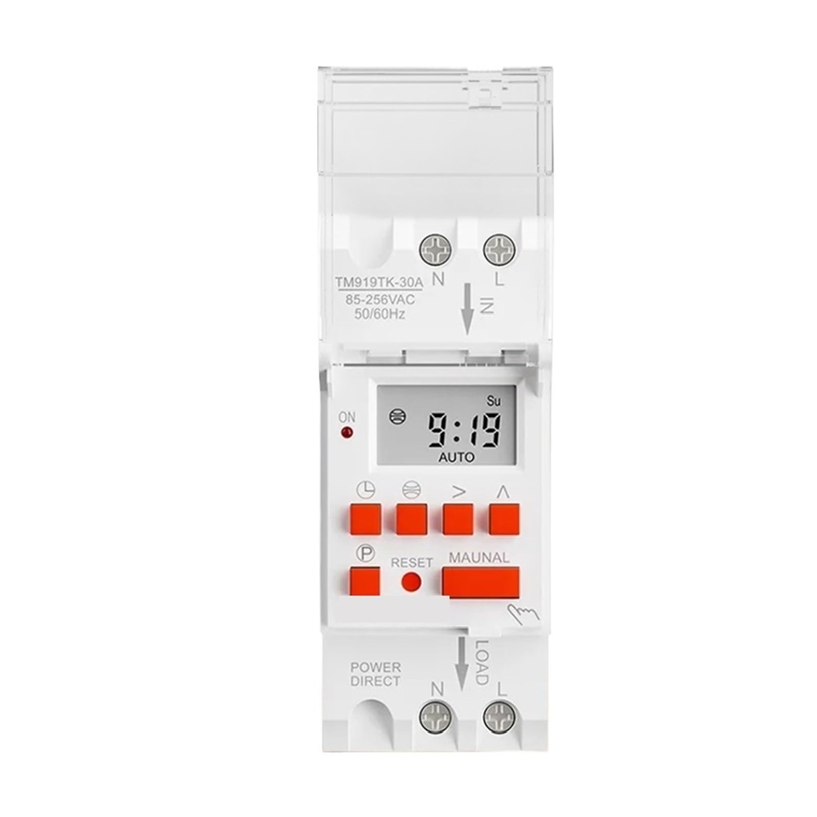 Wide Voltage AC 85-265V Astronomical Time Switch 16A 30A Latitude Switch Din Rail(16A)