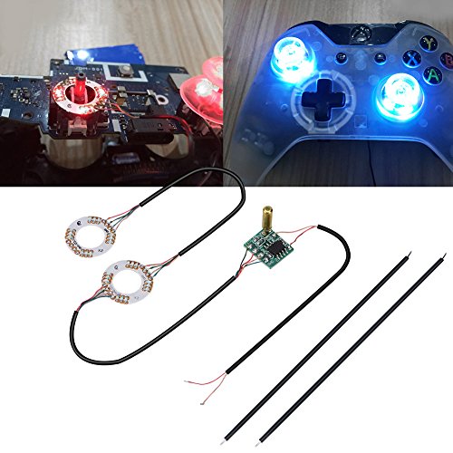 Vomeko Lámpara LED De 7 Colores Thumb Sticks Mod - Tapa De Joystick Analógico Retroiluminada Para Controlador PS4 Dualshock PS4.(xbox one)