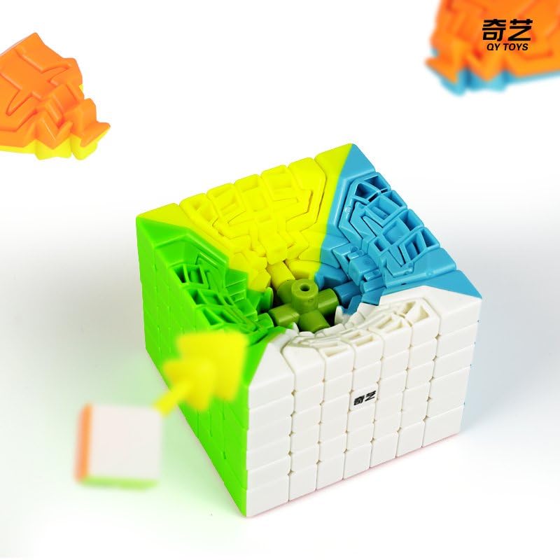 Logica Giochi - Cubo Magico 7x7 Qixing S2 Stickerless - Cubo Professionale - Rompicapo Torsione 3D per Adulti e Bambini