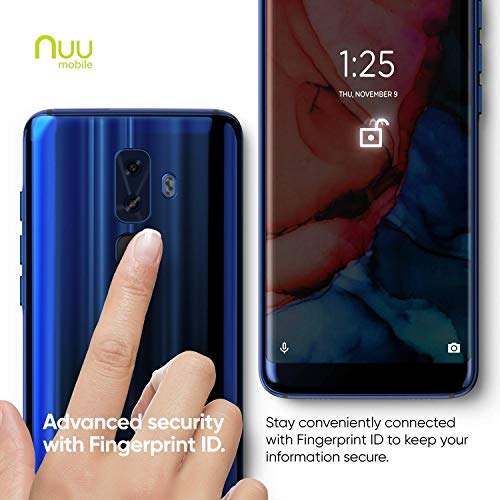 Nuu Mobile G3 Dual-Sim 64Gb Factory Unlocked 4G Smartphone (Sapphire Blue) - International Version #TOP4