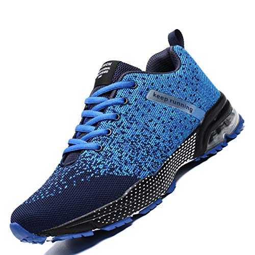 Zeoku Mens Running Shoes Fashion Breathable Air Cushion Sneakers Lightweight Tennis Sport Casual