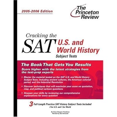 The Princeton Review Cracking the Sat U.s. and World History Subject Tests