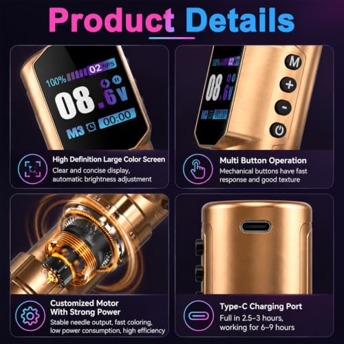 MAYCREATE Store MAYCREATE Wireless Tattoo Machine - Image 4