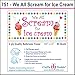 Happy Birthday Mini Toilet Paper Rolls | Great Gag Gift | Cute Party Favor | Useful Gift Idea | Birthdays & Treats (3-Pack) (751 We All Scream for Ice Cream)
