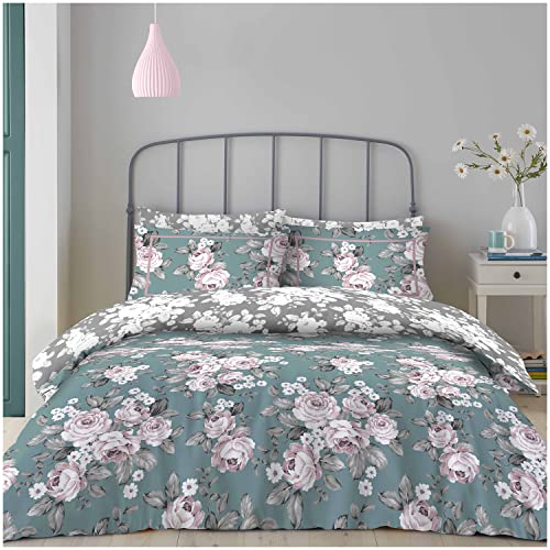 GC GAVENO CAVAILIA King Size Duvet Cover Sets With Fitted Sheet - Polycotton Complete Bedding Set including Pillow Cases