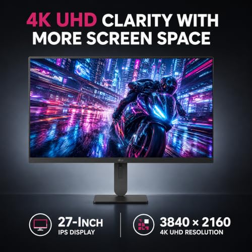 Image of LG Ultrafine U7 27 inch UHD 4K IPS Monitors 27U711-B | 3-Pack Bundle + More |