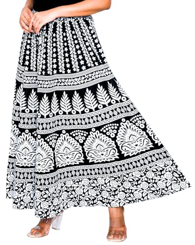 Image of Premium Cotton Skirt for Women with Pocket, Free Size