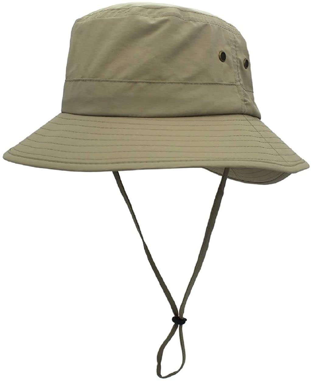 Magracy Women's Dark Khaki Unisex Upf 50+ Sun Hat Summer Wide Brim Bucket Hat For Safari Hats For Fishing Gardening