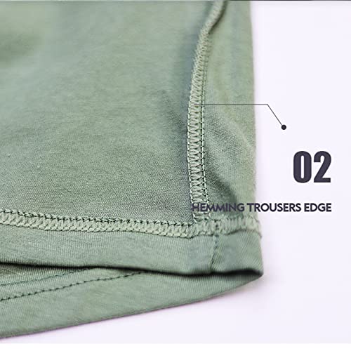 Evankin Mens Cotton Boxer Briefs Soft Cool Underwear Breathable Low Rise Trunks3