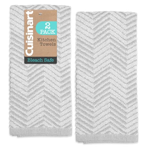 Image of Best Brands Cuisinart Cotton Kitchen Towels, 2-Pack 18x28, Bleach Safe
