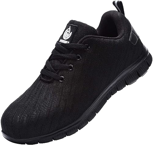 Chaussures De Sécurité Femme Légères - Embout Acier, Semelle Antidérapante, 380g (Pour BTP, Laboratoire, Industrie)