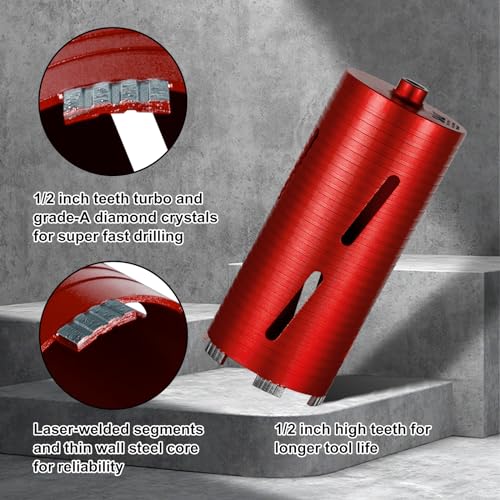 SALI 3-Inch Diamond Core Drill Bit