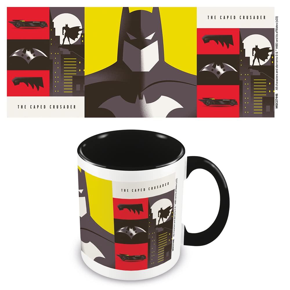 Set Regalo Ufficiale Batman – Tazza In Ceramica, Sottobicchiere E Portachiavi Con Logo Iconico