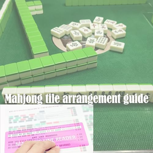Guía de líneas para cartas Mahjong, set x4 colores miniatura 5
