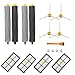 ARyee - Kit di accessori di ricambio per aspirapolvere iRobot Roomba 805 860 870 871 880 890 960 980, parti di ricambio con 2 estrattori 4 filtri, 1 piccola spazzola 4 spazzole laterali e viti