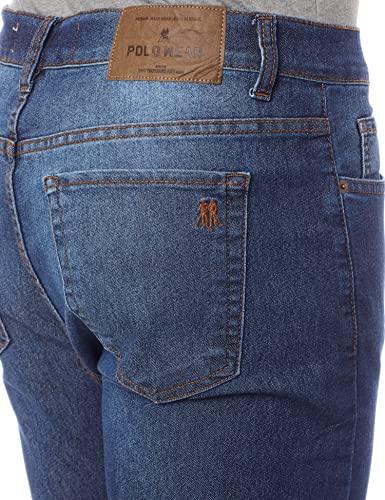 Calça Jeans Skinny Basic Masc, Polo Wear, Jeans Escuro, 48
