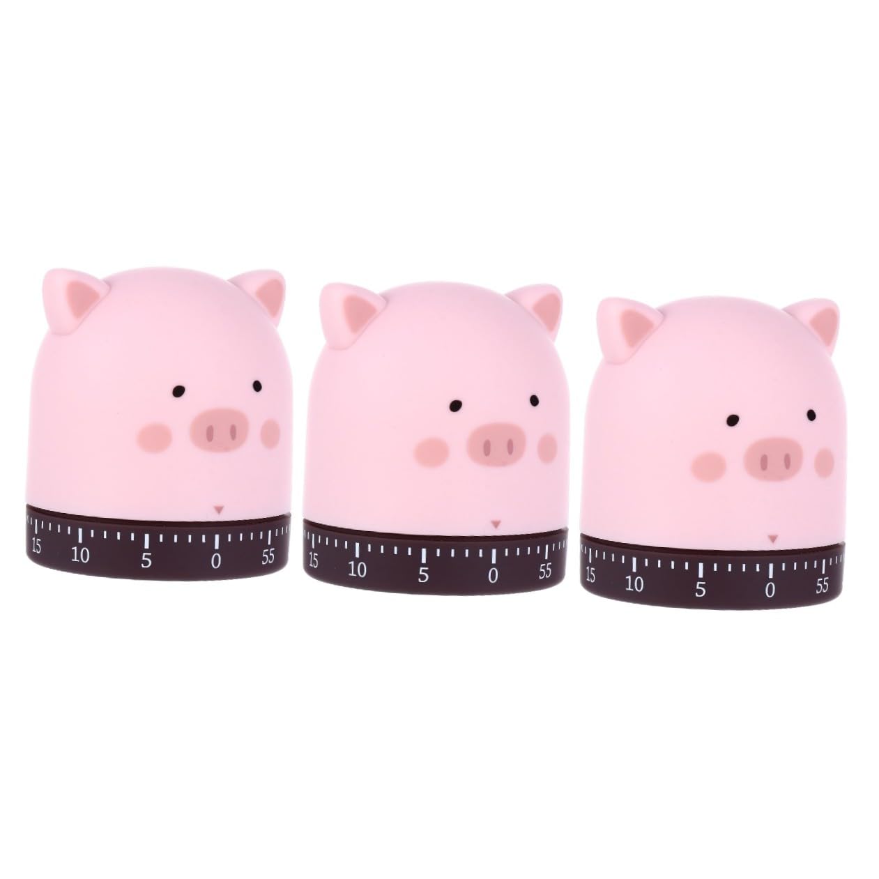TOPBATHY 3 Pièces minuterie de Cuisine minuteur de Cuisine minuteur Cuisine réveil de Cuisine Compte à rebours de réveil pour Enfants horloges minuterie de Dessin animé Animal