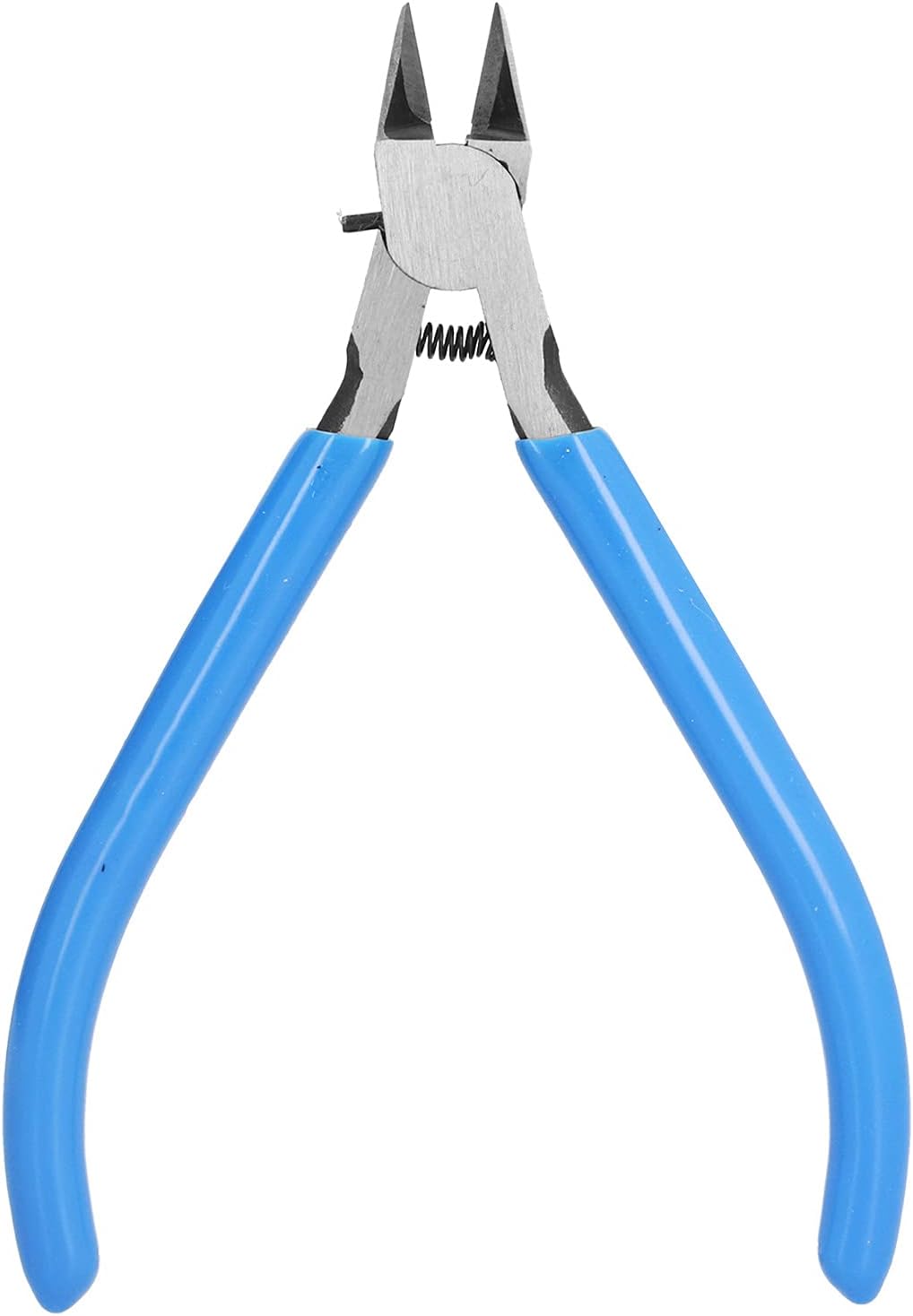 4.9 Inch Diagonal Side Cutting Pliers Electrical Wire Cutter with Spring Manual Electrical Cable Repair Tool