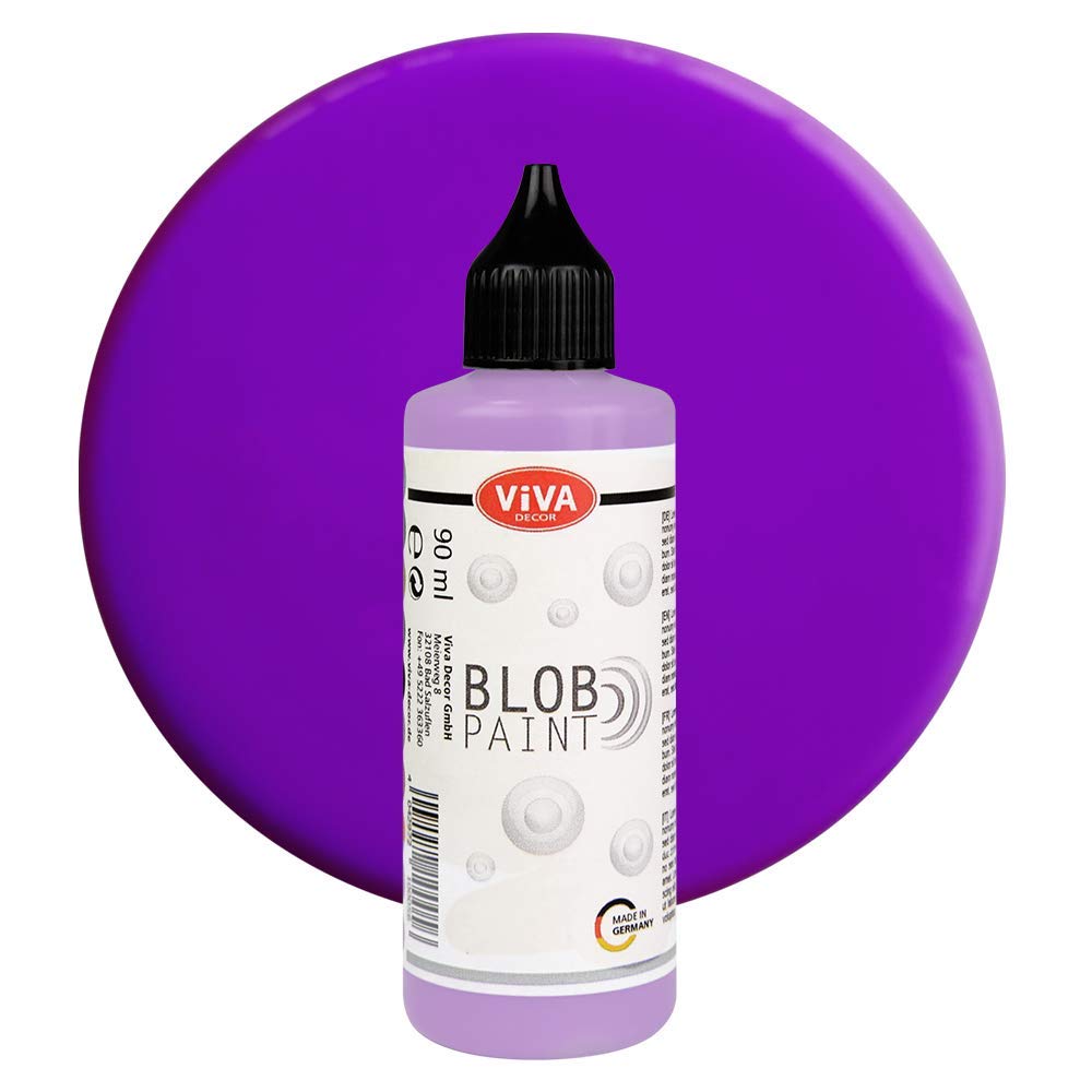 Amazon.com: Viva Decor® Blob Paint (Purple, 3,04 Fl oz) ready-to-use blob  painting colors - craft acrylic paint set - dot painting supplies - dotting  paint set for canvas or mandala - Made