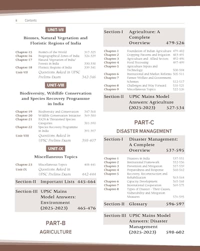 Image of Environment, Agriculture & Disaster Management Courseware, 4e for UPSC 2026 by Dr Ravi P. Agrahari | Solved Previous Years' Questions for Prelims (2013-2025) & Mains (2023-25) | 75+ Conceptual Videos