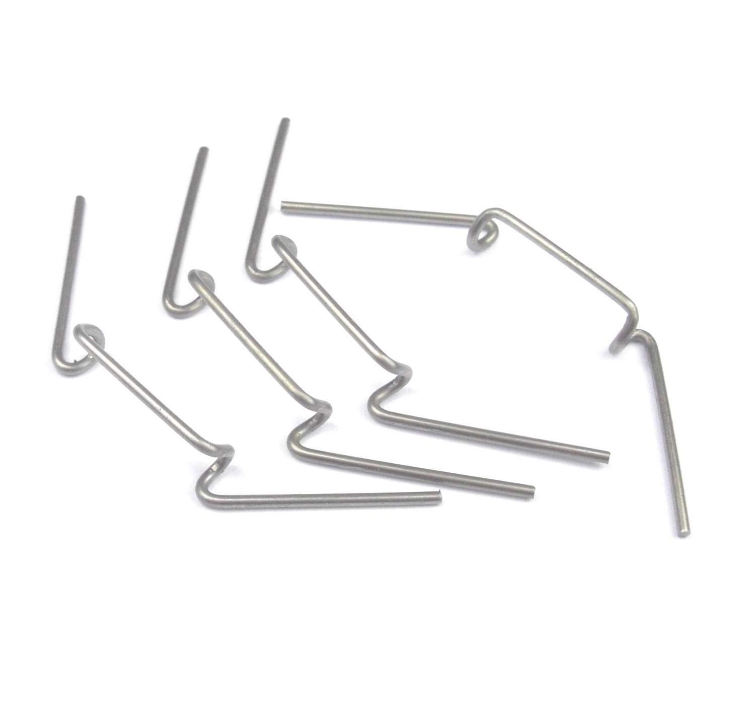 Merriway BH05302 (50 Pcs) Greenhouse Glazing Clip Wire W-Type - Pack of 50 Pieces