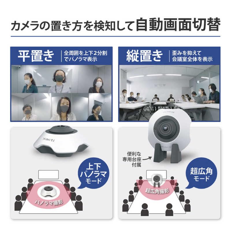 Amazon.co.jp: ザクティ CXMT100 [全天周360°Web会議用カメラ/無指向性 