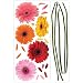 RoomMates RMK1279GM Gerber Daisies Peel & Stick Giant Wall Decals