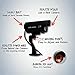 Fake Camera. Dummy Security Black Metal Look CCTV w/Realistic Simulated LEDs, Blinking Red Light For Night. Waterproof Outdoor & Indoor. Best Surveillance Choice at Home Shops Business! Life Warranty