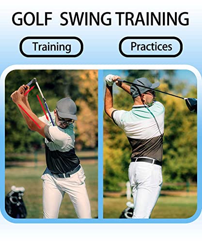 Golf Swing Trainer aid - Golf Training aid to Improve Hinge, Forearm Rotation, Shoulder turna and Grip.Portable Collapsible Swing Trainer Equipped with Golf Grip Trainer - Image 3