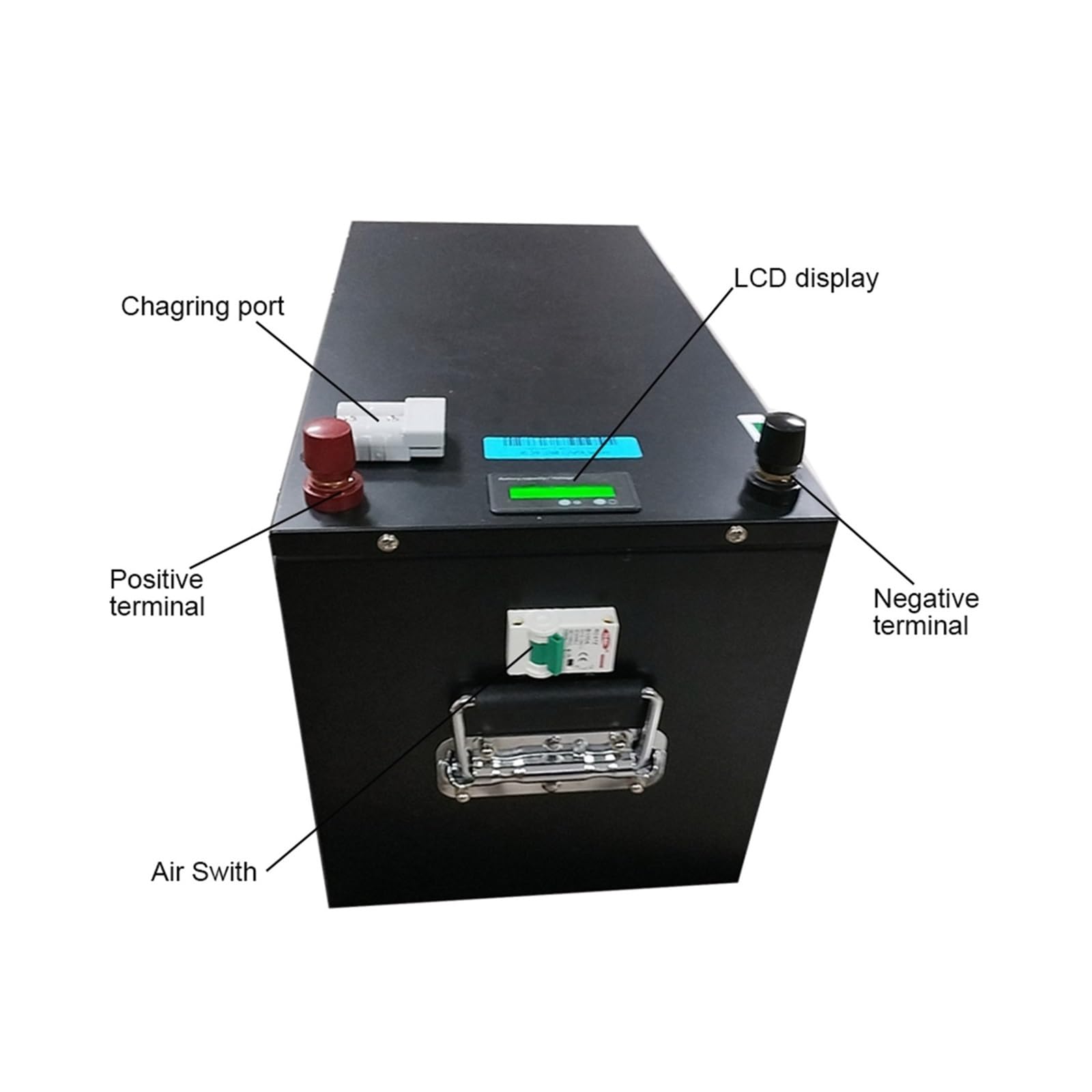 Batteria a ciclo profondo 12V 200Ah 180Ah 150Ah 24V100Ah 120Ah | Batteria ricaricabile LifePO4 al litio ferro fosfato BMS for campeggio camper(12V 200Ah with APP)