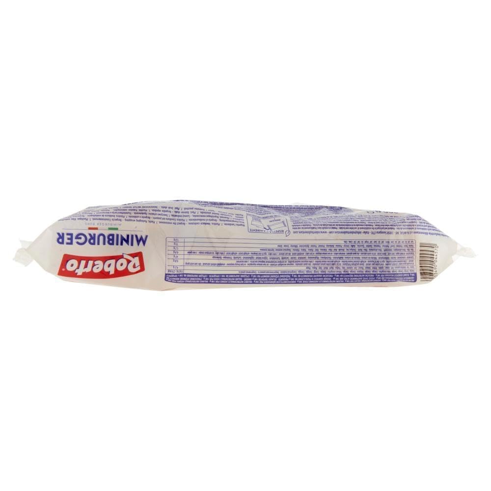 Italian Gourmet Mini Pains Hamburger Classiques 4 x 200 g, Lot de 32 Mini Pains Moelleux pour Mini Burgers, Mini Sandwichs et Buffets, Format Pratique pour Apéritifs + Italian Gourmet Polpa