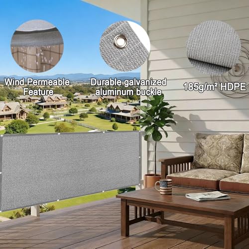 Brise-vue balcon pour vous protéger du vis-à-vis et du soleil sur la terrasse - 4