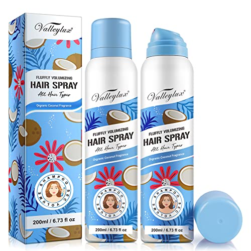 Shifakou 2 Packs Waterless Dry Hair Shampoo - With Coconut Oil, Collagen, Dry Shampoo - Instantly Absorbs Oil For Refreshed Hair, Ultra-Gentle (Coconut) #TOP8