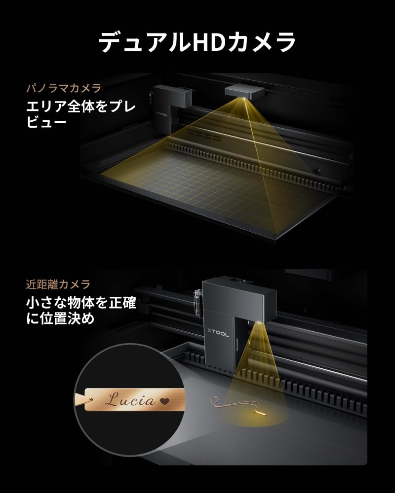 Amazon | xTool P2S 55W CO2 レーザーカッター スマートデスクトップ