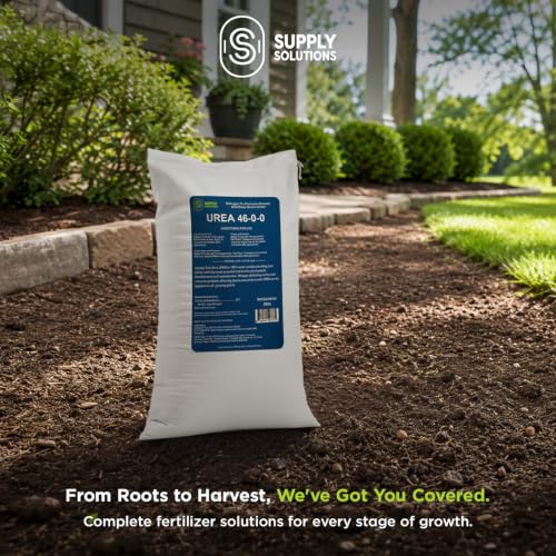Image of Supply Solutions Urea 46-0-0 Nitrogen Fertilizer to Stimulate Lush Growth and Deep Green Color - Plant Food Plant Fertilizer for Plants Lawn Garden - Bloom Booster for Flowers, Fruits (40 Pounds)