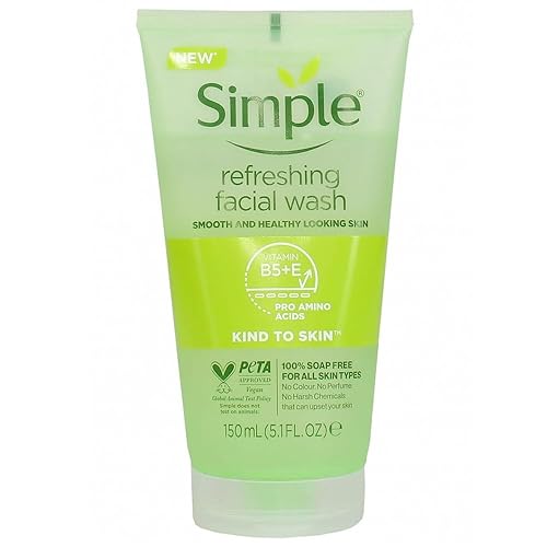 Miniatura 6 de Simple refrescante gel facial lavado 5.1 fl oz 5.1 oz (paquete de 2) (2)