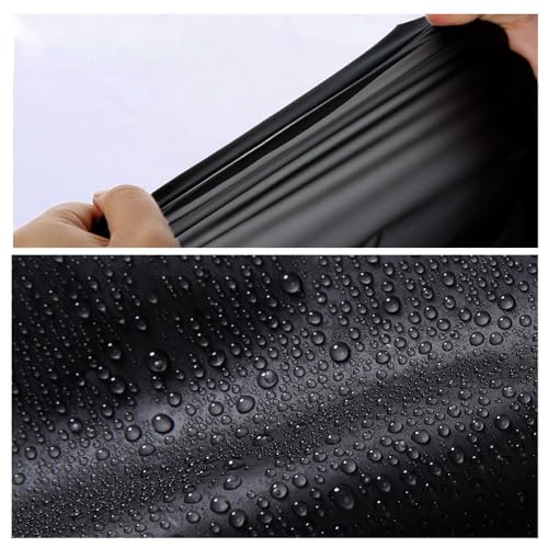 Voarge Eva Regenjacke Regenmantel für Erwachsene, für Damen und Herren Regenbekleidung Regencape Regenjacke Wasserdicht für Wandern Radfahren,XL, Schwarz