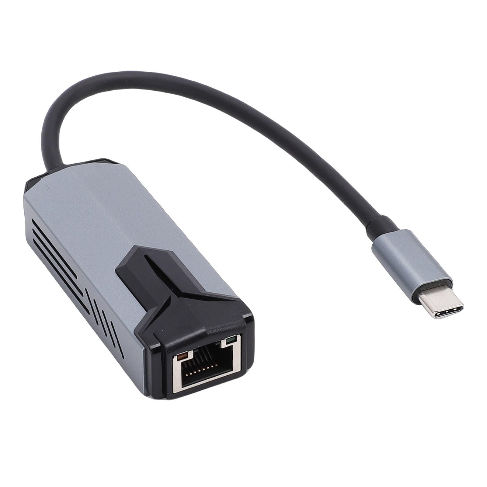 Zunate Adattatore da USB C a Ethernet da 5 Gbps Compatto e Leggero Supporta Reti Ad Alta velocità per Laptop e Desktop Copertura in Alluminio 1 unità