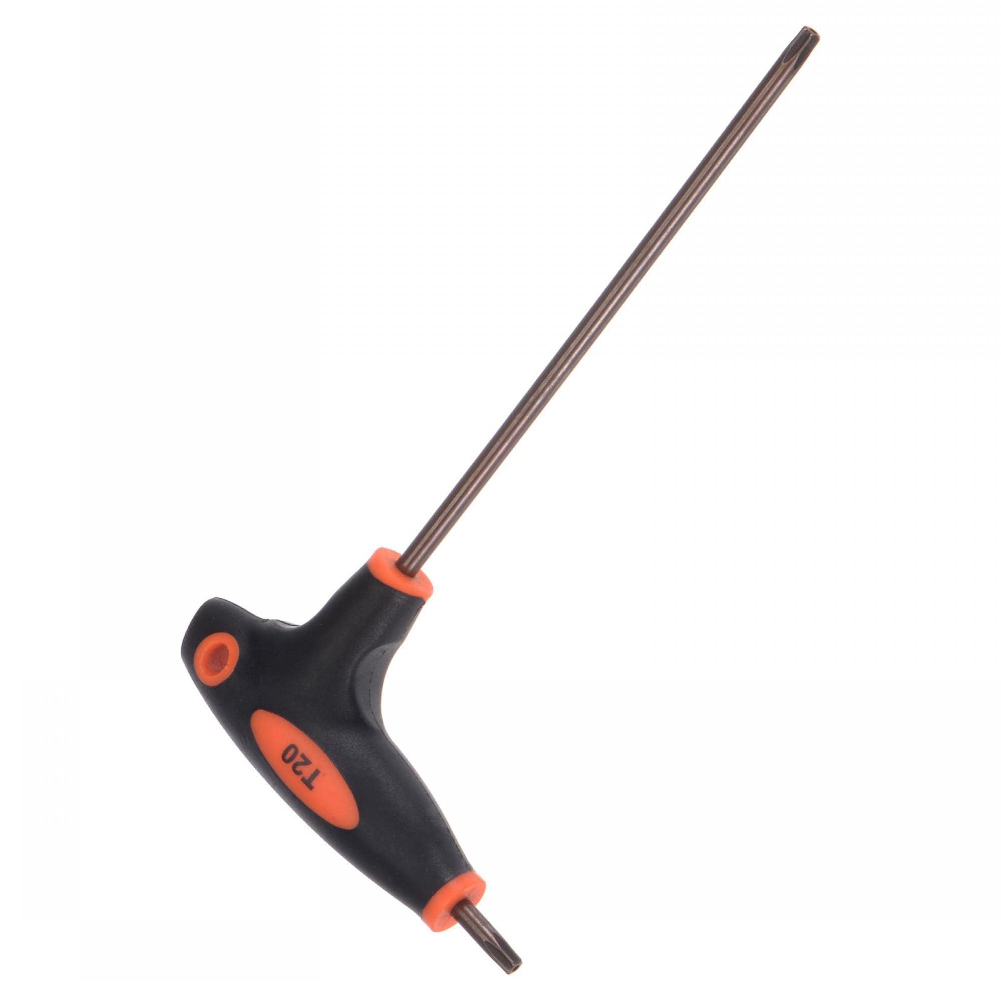 TA-VIGOR T20 T-Handle Torx Key, S2 Steel Torx Wrench Star Key, Anti Tamper Proof Dual End torx Screwdriver, 1 Pack