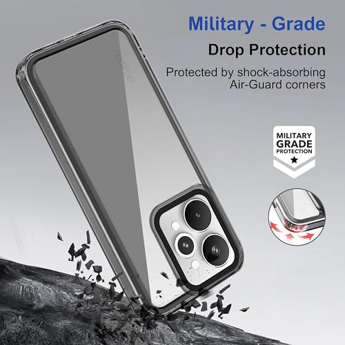 Image of Zapcase Back Case Cover for Realme 15 Pro 5G | Compatible for Realme 15 Pro 5G Back Cover | Case Cover with Camera Protection | (TPU + PC | Translucent Black)