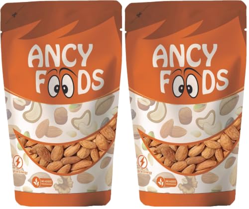 Image of Ancy Foods Premium Dry Fruits (Gurbandi Almond), 250 g (Pack of 2)