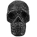 Rockcloud Healing Crystal Stone Human Reiki Skull Figurine Statue Sculptures Lava Rock 3