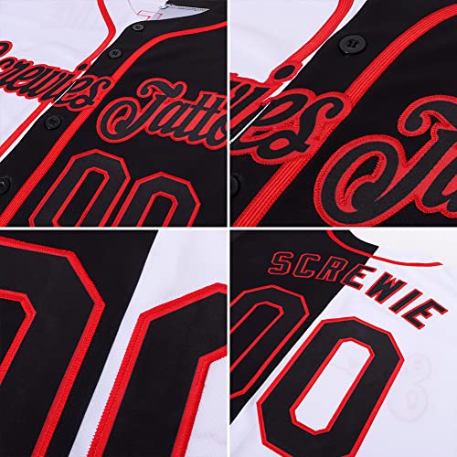 Camisetas personalizadas deportivas de béisbol estilo Hip Hop con botones y malla para equipo miniatura 5