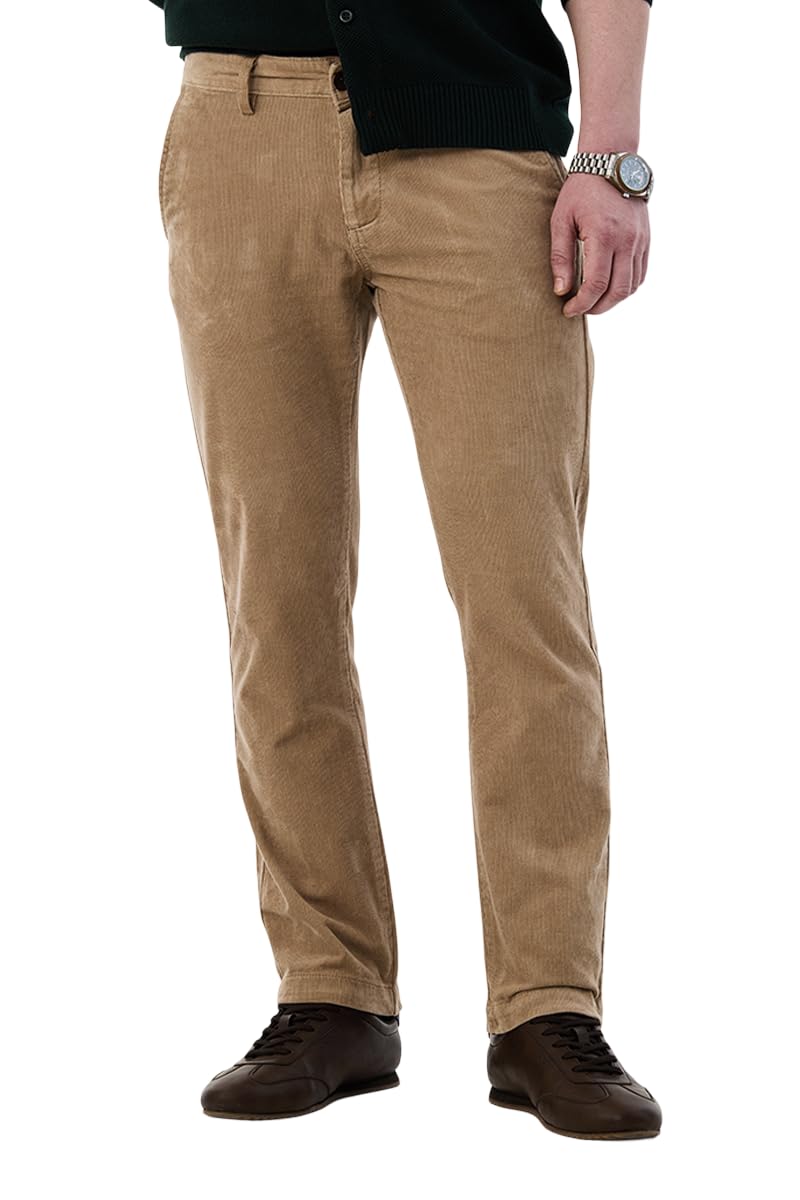 snitch Men Chinos Casual Wear | Comfort Fit Straight Leg Solid Pattern Plain Front | Breathable Cotton Blend & Medium Stretch Fabric for Office & Everyday Use-picture-12
