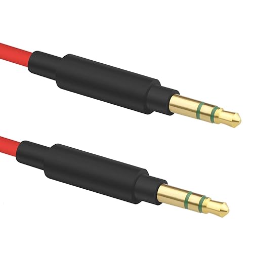 Miniatura 3 de GEEKRIA Cable de audio compatible con auriculares Sony ULT WEAR WH-XB920N WH-H 710N/700N/810, WH-1000XM6/1000XM5/1000XM4 INZONE H5, cable estéreo de