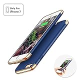 iPhone 7 Battery Case ,Joyroom Ultra Slim Extended Battery Case for iPhone 7 with 2300mAh Capacity Portable Charger Case (Blue)