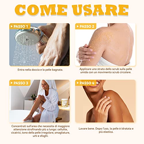 ANAiRUi Scrub Corpo Curcuma Body Scrub, Face Scrub...